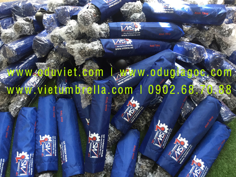 xưởng sản xuất ô dù cầm tay in logo quảng cáo